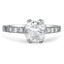 Custom Double Claw Prong Vintage-Inspired Diamond Ring