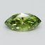 1.01 Ct. Fancy Vivid Green Marquise Lab Grown Diamond