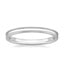 Platinum 2mm Milgrain Wedding Ring, smalltop view