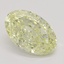 2.51 Ct. Fancy Light Yellow Oval Diamond