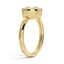 Round Bezel Diamond Ring, smallside view