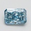 1.61 Ct. Fancy Vivid Blue Radiant Lab Grown Diamond