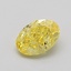 1.07 Ct. Fancy Vivid Yellow Oval Lab Grown Diamond