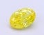 1.60 Ct. Fancy Vivid  Yellow Oval Lab Grown Diamond