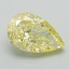 1.20 Ct. Fancy Intense Yellow Pear Lab Grown Diamond