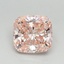 1.65 Ct. Fancy Vivid Pink Cushion Lab Grown Diamond