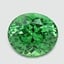 7.0x6.0mm Unheated Green  Oval  Tsavorite Garnet