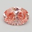 1.82 Ct. Fancy Intense Pink Oval Lab Grown Diamond