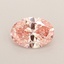 0.58 Ct. Fancy Intense  Pink Oval Lab Grown Diamond