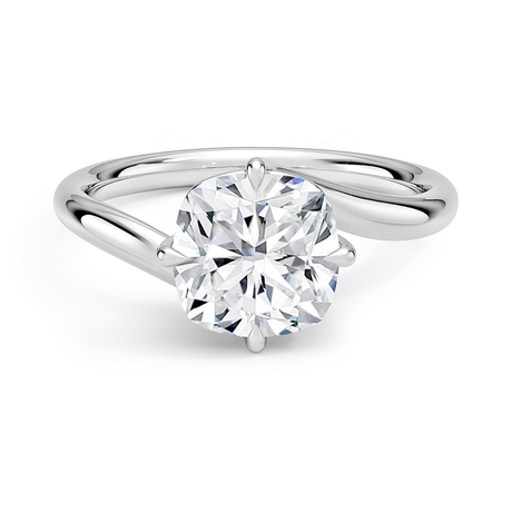 18K White Gold Atelier Solitaire Ring