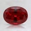 8x6.1mm Oval Lab Grown Ruby