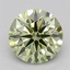 1.06 Ct. Fancy Green Round Lab Grown Diamond