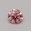 0.30 Ct. Fancy Vivid Pink Round Lab Grown Diamond
