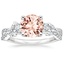 Platinum Luxe Willow Three Stone Diamond Ring (1/2 ct. tw.), smalltop view