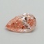 0.40 Ct. Fancy Vivid Pink Pear Lab Grown Diamond