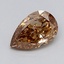 0.32 Ct. Fancy Light  Brown Pear Lab Grown Diamond