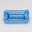 2.50 Ct. Fancy Vivid Blue Emerald Lab Grown Diamond