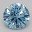 1.03 Ct. Fancy Vivid Blue Round Lab Grown Diamond