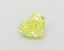 1.00 Ct. Fancy Vivid Yellow Heart Lab Grown Diamond