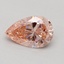 0.40 Ct. Fancy Intense Pink Pear Lab Grown Diamond