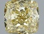 3.59 Ct. Fancy Yellow Cushion Lab Grown Diamond