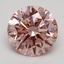 2.16 Ct. Fancy Intense Pink Round Lab Grown Diamond