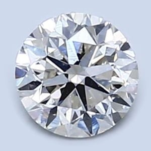 Round diamond — real photo