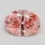 1.90 Ct. Fancy Vivid Pink Oval Lab Grown Diamond