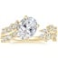 18K Yellow Gold Sweeping Ivy Diamond Ring (1/2 ct. tw.), smalltop view