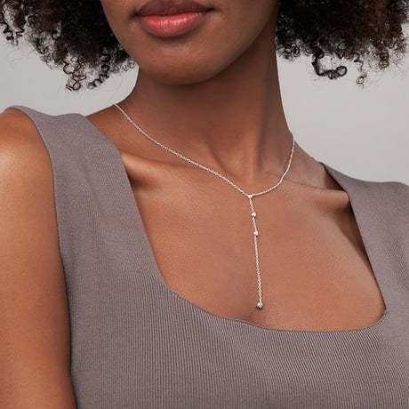 Diamond Lariat Necklace