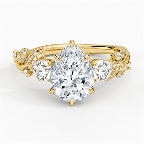 Canopy Three Stone Diamond Ring
