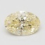 1.04 Ct. Fancy Yellow Oval Lab Grown Diamond