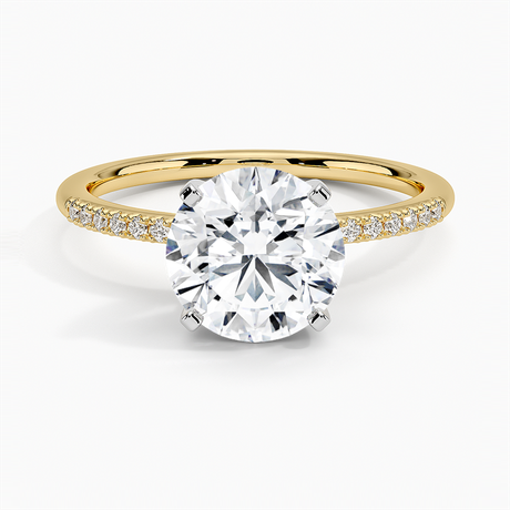 18K Yellow Gold Whisper Diamond Ring
