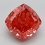 5.71 Ct. Fancy Vivid Pink Cushion Lab Grown Diamond