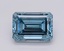 3.09 Ct. Fancy Vivid Blue Emerald Lab Grown Diamond