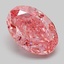 2.10 Ct. Fancy Vivid Pink Oval Lab Grown Diamond