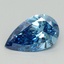 2.02 Ct. Fancy Vivid Malibu Blue Pear Lab Grown Diamond