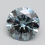 2.50 Ct. Fancy Intense Blue Round Lab Grown Diamond