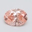 2.01 Ct. Fancy Vivid Pink Oval Lab Grown Diamond