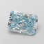 1.92 Ct. Fancy Vivid Blue Radiant Lab Grown Diamond