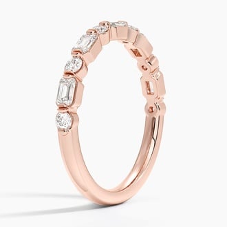 Kensington Emerald Cut and Round Lab Diamond Ring (1/2 ct. tw.)