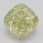 2.16 Ct. Fancy Yellow Cushion Diamond
