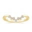 18K Yellow Gold Caris Diamond Ring, smalltop view