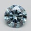 1.70 Ct. Fancy Vivid Blue Round Lab Grown Diamond