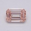 1.09 Ct. Fancy Pink Emerald Lab Grown Diamond
