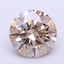 1.55 Ct. Light Brown Round Lab Grown Diamond