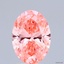 1.59 Ct. Fancy Vivid Pink Oval Lab Grown Diamond