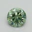 0.72 Ct. Fancy Vivid Pacific Green Round Lab Grown Diamond