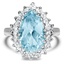 Retro Aquamarine Vintage Ring