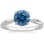 18K White Gold Petite Twisted Vine Diamond Ring (1/8 ct. tw.), smalltop view